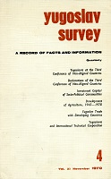 DEVELOPMENT OF AGRICULTURE, 1945-1970 (IN YUGOSLAVIA)