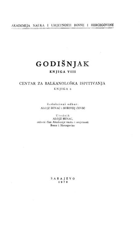 Les Isoglosses Italo-Grecques et la Prehistoire des Peuples Balkaniques (II)