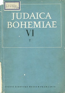 The Conflict between Jewish and non-Jewish Population in Bohemia before the 1541 Banishment