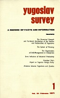 THE NUMERICAL STRENGTH AND TERRITORIAL DISTRIBUTION OF THE NATIONS AND NATIONALITIES OF YUGOSLAVIA Cover Image