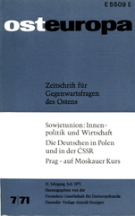 The Germans in Czechoslovakia Cover Image