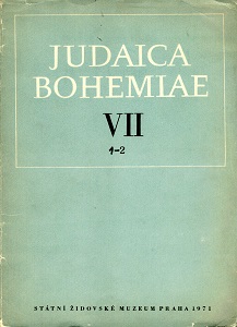 Jewish Community Archives from Bohemia and Moravia Cover Image