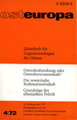 Fachausbildung und Übernahme von Verantwortung in der Sowjetunion