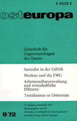 Literary- and Arts-Critique in the Soviet Union