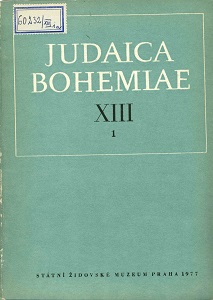 From the Manuscript Collection of the State Jewish Museum in Prague. A Manuscript Relating to the Revolutionary Year 1848 Cover Image