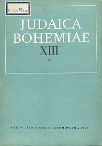 Auswahlkatalog hebräischer Drucke Prager Provenienz aus dem 18. Jahrhundert in den Sammlungen des Staatlichen jüdischen Museums in Prag. III. Teil: 1700-1799