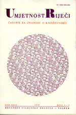 The Model of Goldsmith's Novel in the Genesis of Yugoslav Prose Cover Image