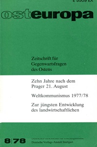 Fritz T. Epstein's 80th Birthday in August 1978 Cover Image
