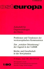 Kirche und Gesellschaft in der Sowjetunion