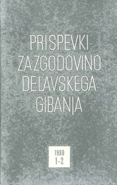 Recenzija: Razmah strokovnega — sindikalnega gibanja na Slovenskem 1918—1922