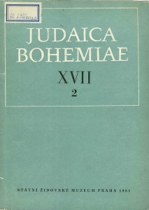Entstehung und Entwicklung der jüdischen Matriken in Böhmen