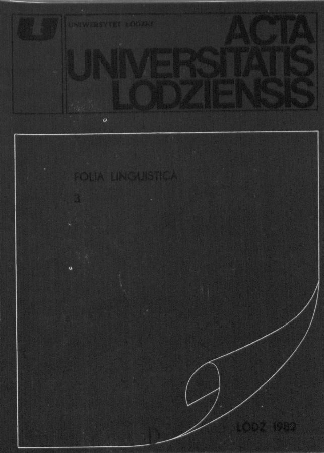 Negation in the copula sentence in German and Polish Cover Image