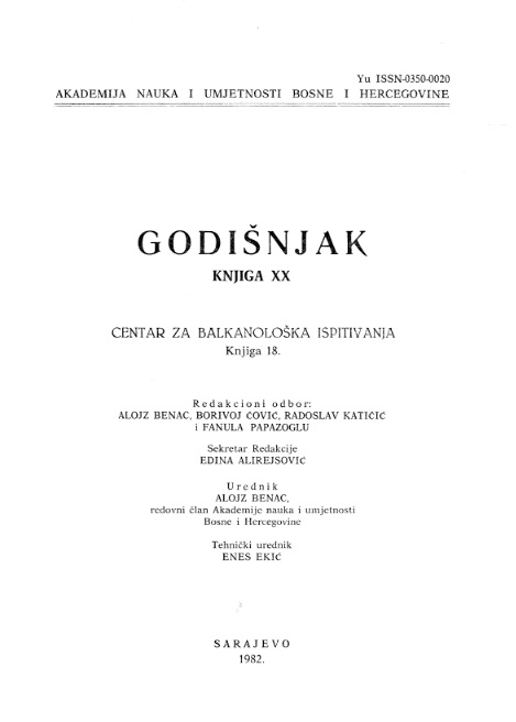 Sarcophagus from Šipovo Cover Image
