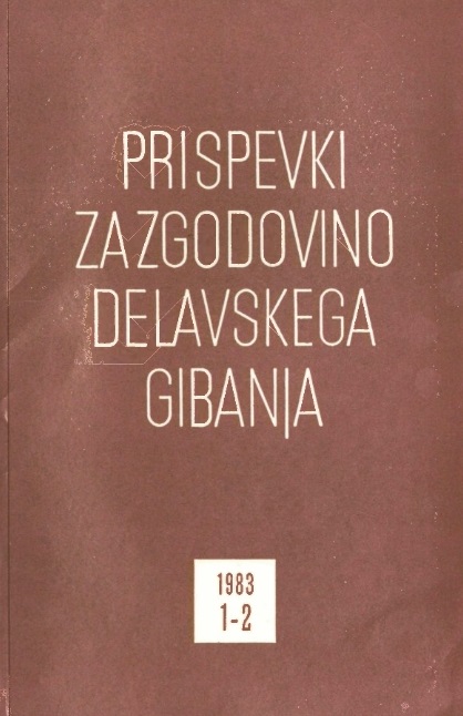 The Ljubljana National Council and its Economic Section Cover Image