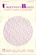 Inventory of linguistic microstructures in the poetry of A. B. Šimić Cover Image