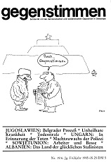 Jugoslawien - „Falscher Humanismus“ ? Petition gegen die Todestrafe