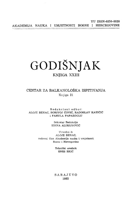 Cognationes Salonitanae Cover Image
