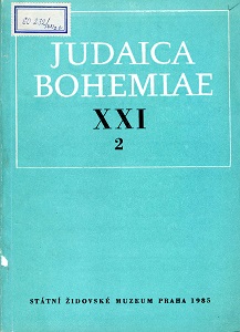 The Jewish cemetery in Golčův Jenikov Cover Image