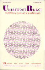 Literature and Language in "Umjetnost riječi" Cover Image