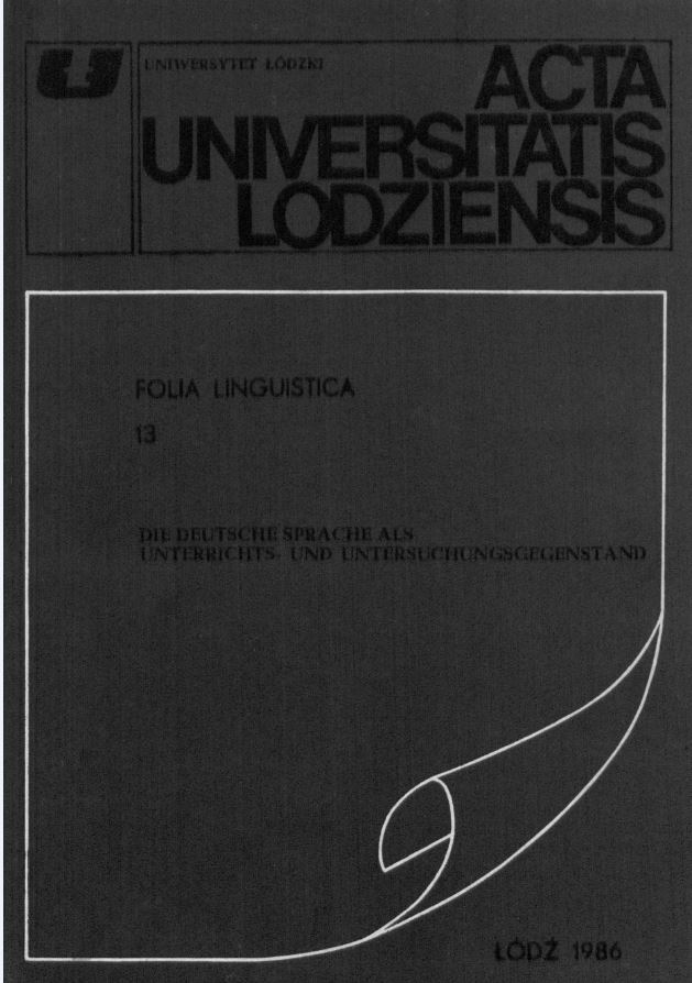 "Why do you have to have to" - System and pragmatic aspects of the description of modal modulators "müssen" and "sollen" in German Cover Image