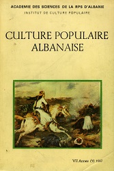 «Etnografia shqiptare» (Albanian Ethnography) XIV, Tiranë 1986 Cover Image