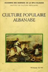 Les costumes et l’ornementation populaire albanaise dans les oeuvres des peintres etrangers