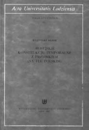 Russian temporal constructions with the preposition (on the Polish background) Cover Image