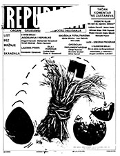 Republika, issue 21, June 1-15, 1991 Cover Image