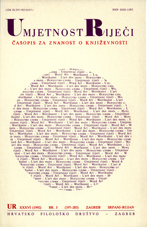 The Baroque in Croatian Litarature