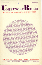 August Šenoa's Model of the Historical Novel Cover Image