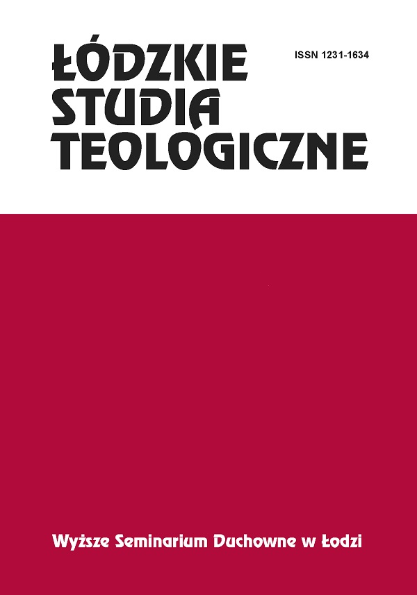 The canonical and civil status of a Higher Seminary in Łódź Cover Image