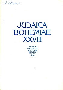 Prague Jewish elites from 1780 to the first half of the 19th century Cover Image