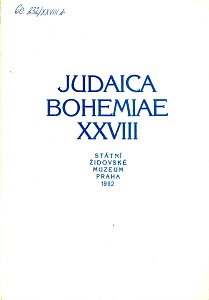 The Jewish cemetery in Švihov Cover Image