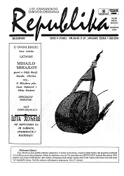 Republika, issue 59+60, January 1-31, 1993 Cover Image