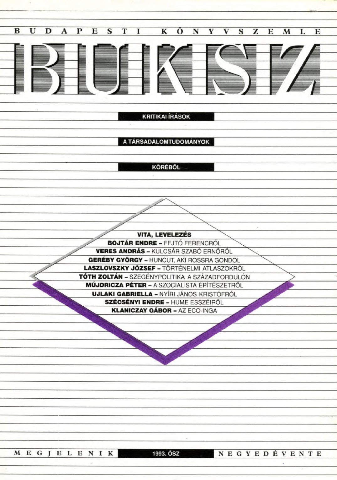 A New Hungarian Literary Canon? Ernő Kulcsár Szabó: The History of Hungarian Literature (1945-1991) Cover Image