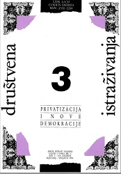 PRIVATIZATION IN THE STABILIZATION AND DEVELOPMENT OF CROATIAN ECONOMY Cover Image