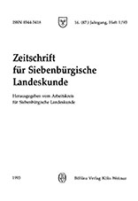 Fathoming the Lingustic Environment of Burzenland from the Perspective of the History of Settlement Cover Image