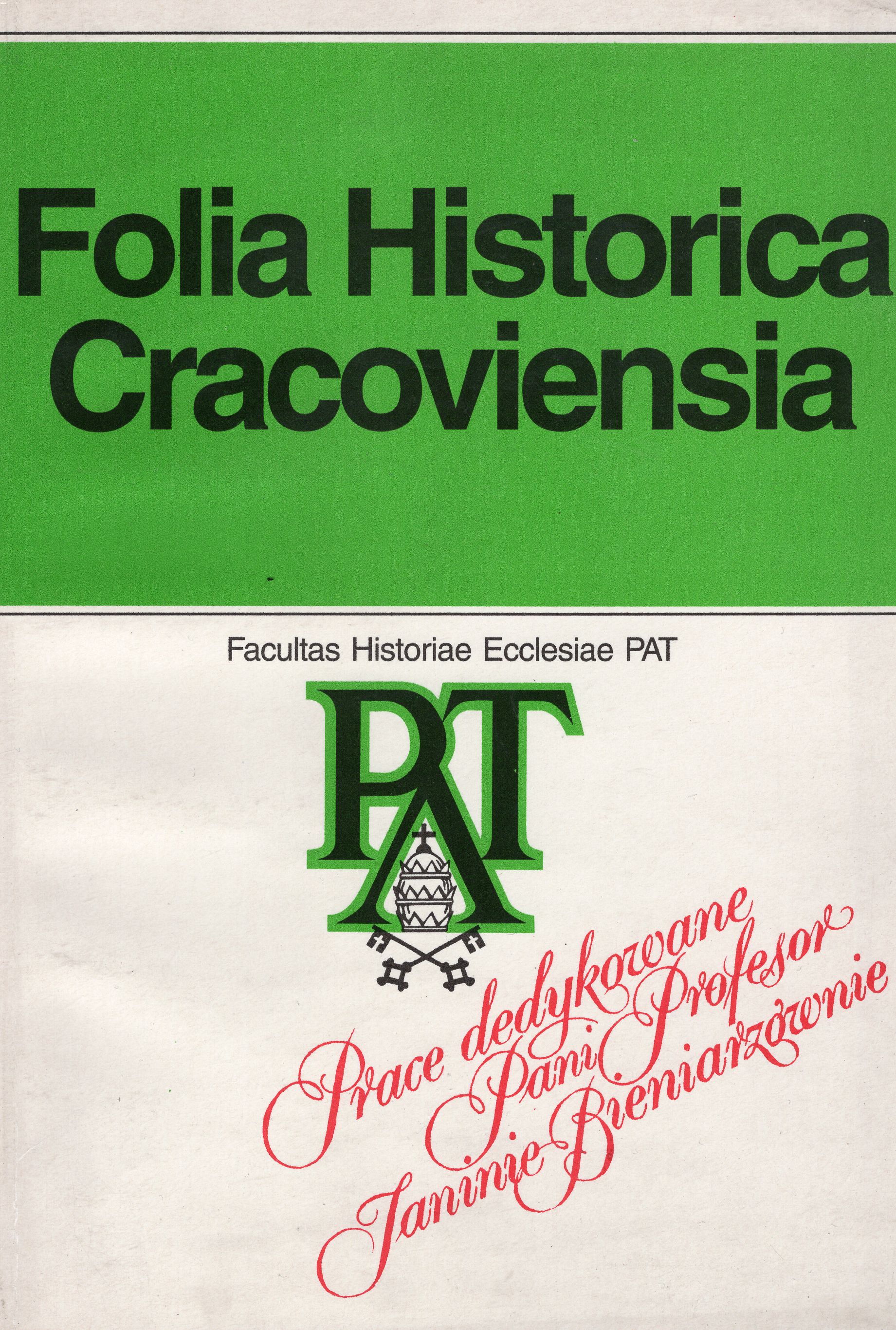 The mission of Slavonic Benedictines in the Church of the Holy Cross in Krakow Cover Image