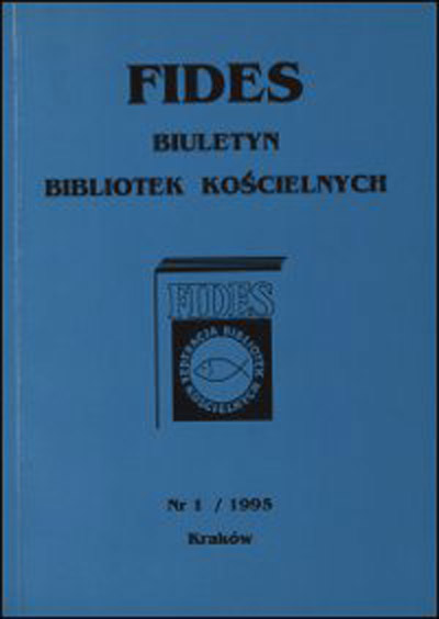 Monitor Rządowy w sprawie nadania osobowości prawny Federacji Bibliotek Kościelnych - Fides z siedzibą w Warszawie