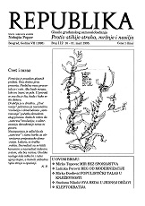 REPUBLIKA Godina VII (1995), Broj 112, 16-31. mart