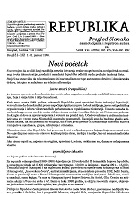 Against the elements of fear, hatred and violence. Bibliographic register REPUBLIKA 1994
