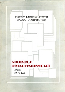 Dimensiunea politică a represiunii în România 1944-1947, I