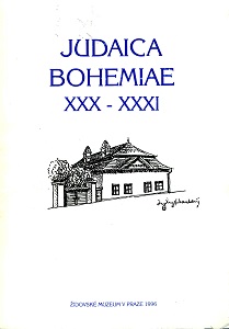 Jewish Hebrew Studies in the Czech Lands in the Pre-Enlightenment Periods - Part IV. Moshe Shemuel Neumann and his Efforts to Revive Hebrew Cover Image