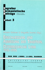 Zur Lyrik Ernst Jandls Cover Image