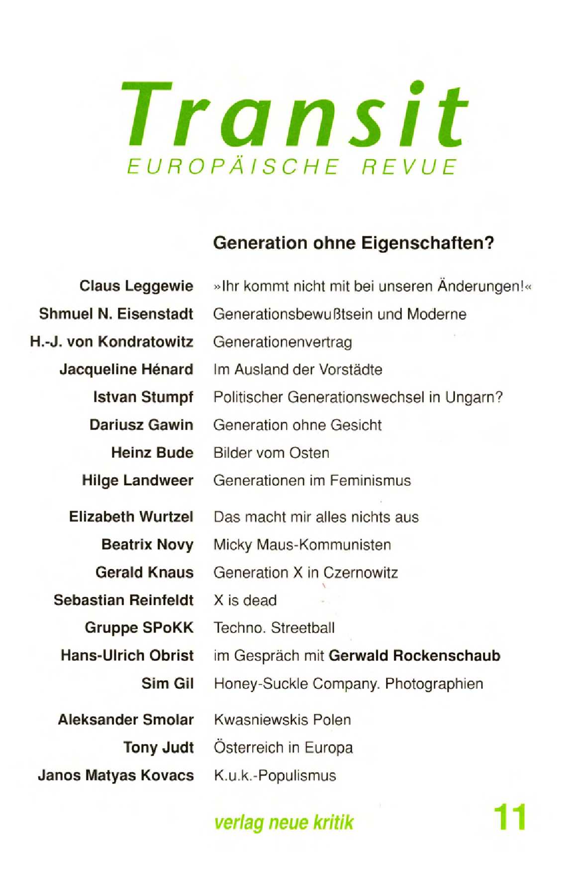 Generation X in Czernowitz Cover Image