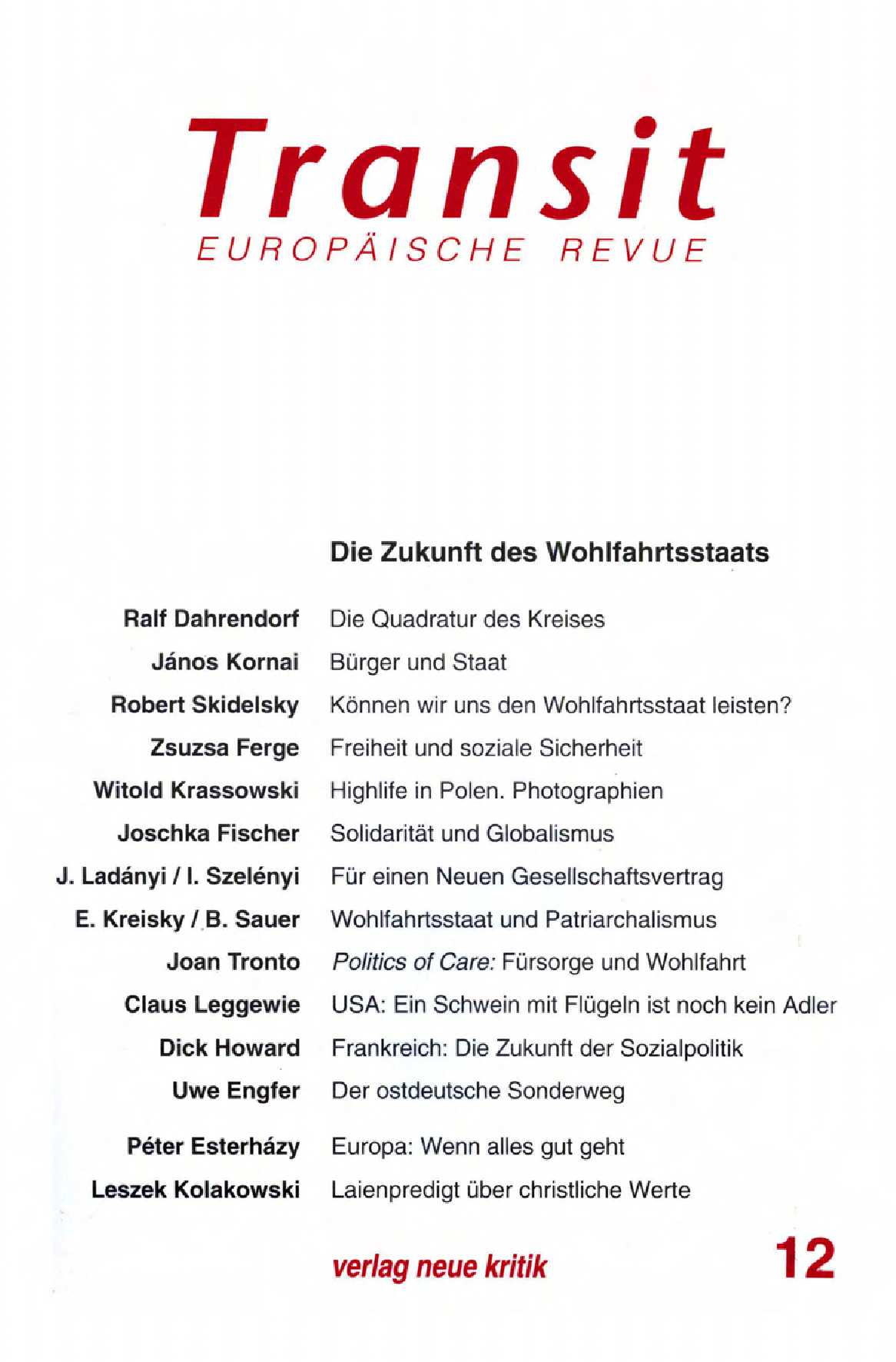 Politics of Care: Fürsorge und Wohlfahrt Cover Image