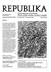 REPUBLIKA, Godina VIII (1996), Broj 131+132, Januar 1-31
