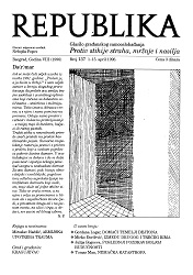 REPUBLIKA, Godina VIII (1996), Broj 137, 1-15 april