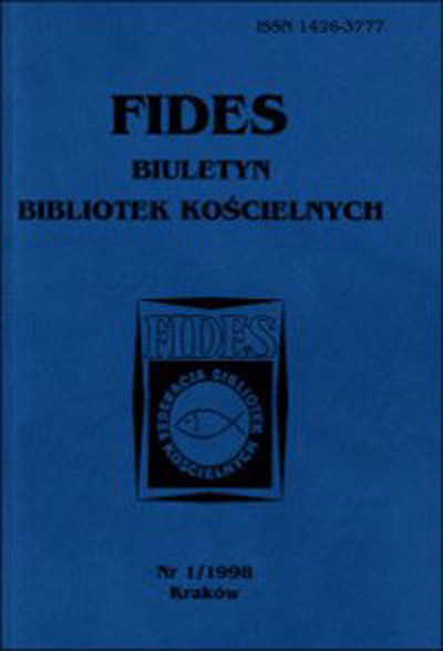 Automatyzacja procesów biblioteczno- informacyjnych w świetle działalności Federacji Bibliotek Kościelnych „Fides”