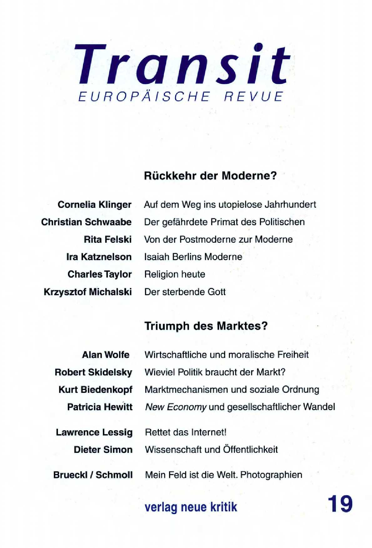 Marktmechanismen und soziale Ordnung Cover Image